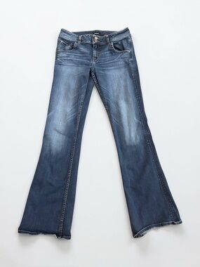 Hudson Signature Bootcut Jeans Women's 31 Medium Wash Mid Rise Stretch Denim